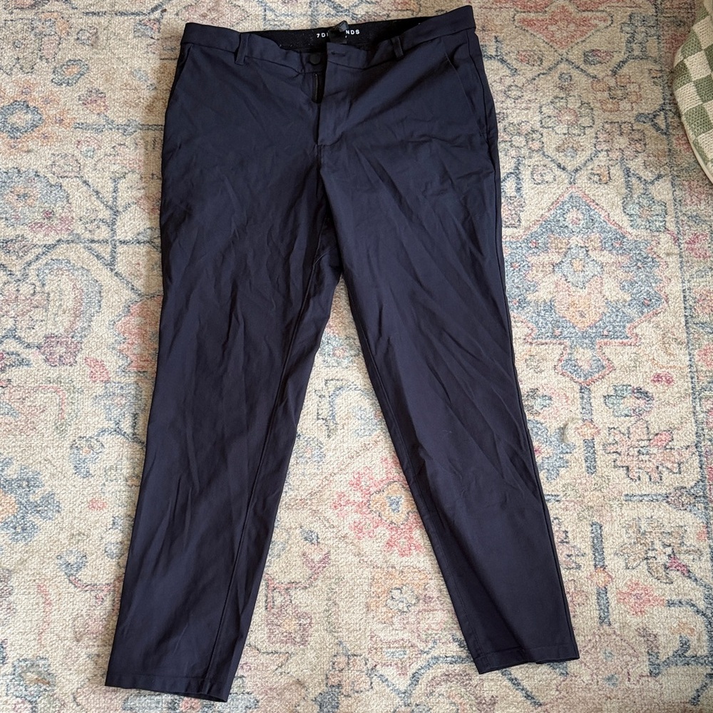 7 Diamonds Dark Blue Men's Dress Pants